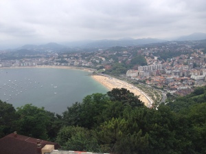 A bit dreary looking, but the weather was actually great. Met a girl up here from New Mexico who had just arrived a couple days ago and was studying abroad in San Sebastián for the summer. I was super jealous!